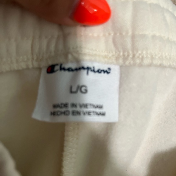 White Champion Sweatpants - Picture 2 of 4